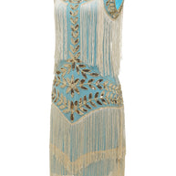 WW | Charleston Pailletten Hapsut Kleid