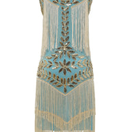 WW | Charleston Pailletten Hapsut Kleid