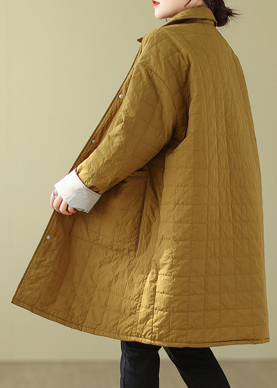WW | Taschen Patchwork Feine Baumwollgefüllte Mäntel Peter Pan Kragen Winter