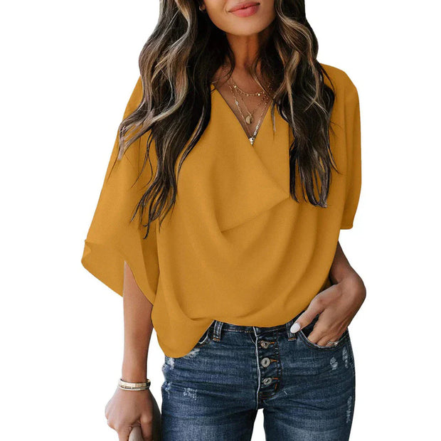 WW | Stylische Bluse mit Fledermausärmeln