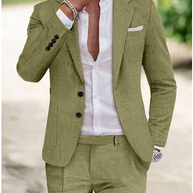 WW | Stilvolles Leinen Herrenanzug