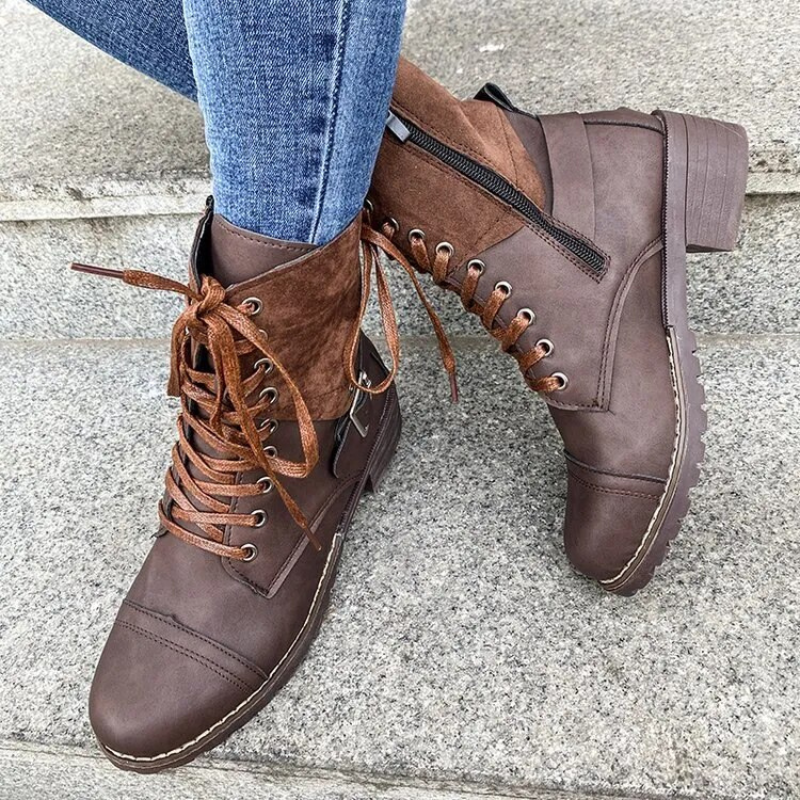 WW | Stiefel Damen Schnürstiefeletten