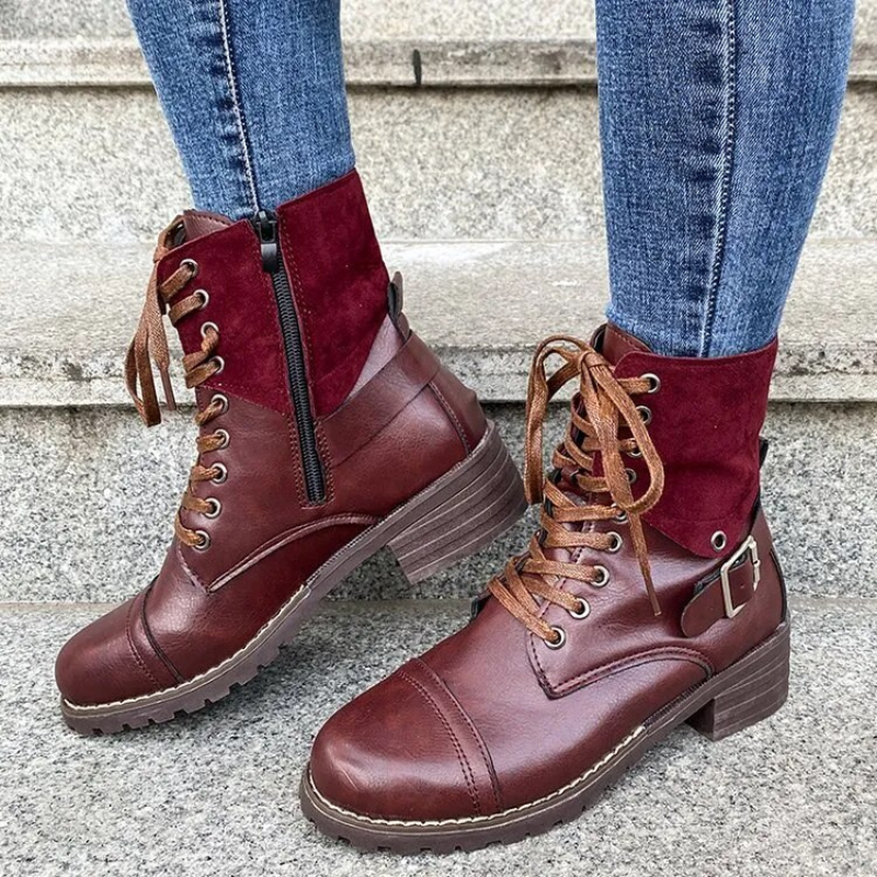 WW | Stiefel Damen Schnürstiefeletten