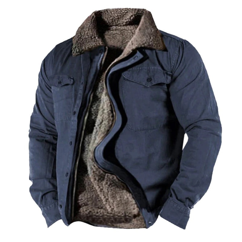 WW | Warme Winterjacke Mit Pelzfutter Für Männer