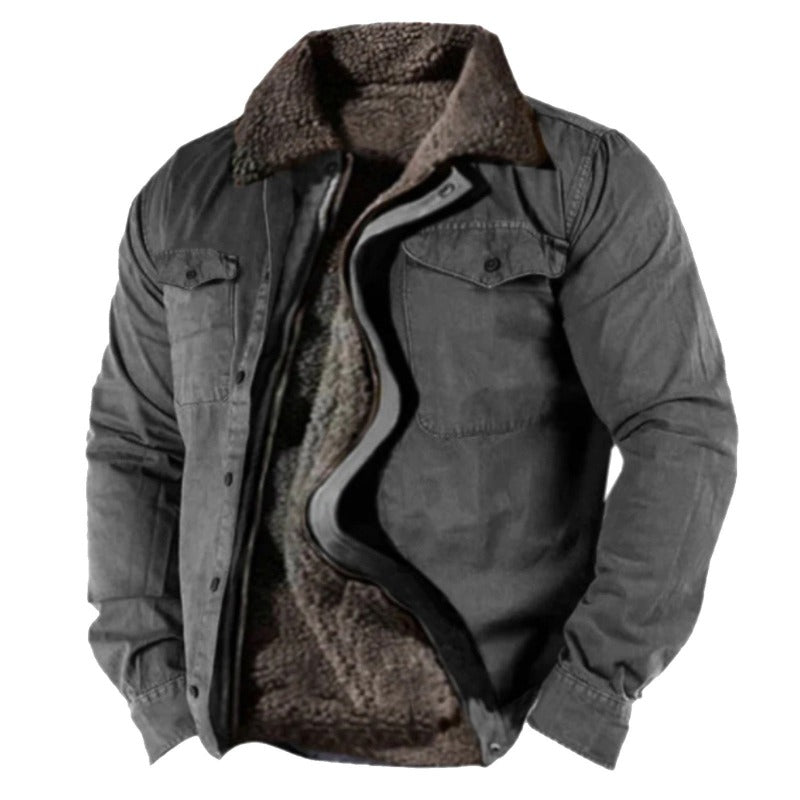W&W Mode | Warme Winterjacke Mit Pelzfutter Für Männer