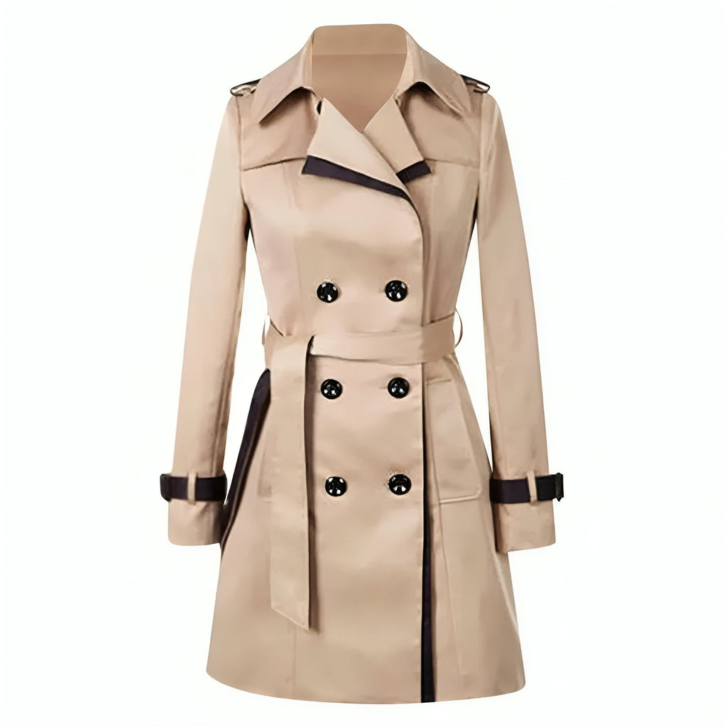 Wolff | Eleganter Doppelreihiger Windbreaker Trenchcoat