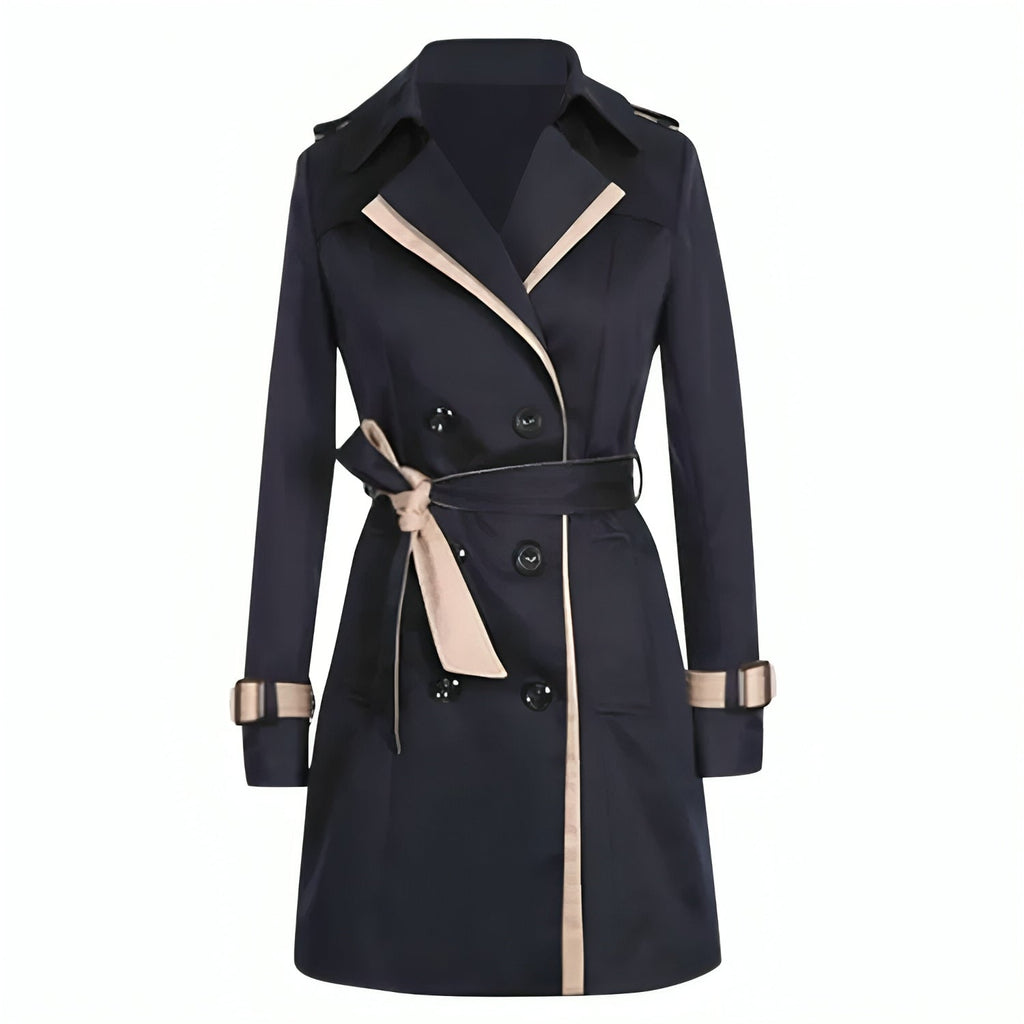 Wolff | Eleganter Doppelreihiger Windbreaker Trenchcoat