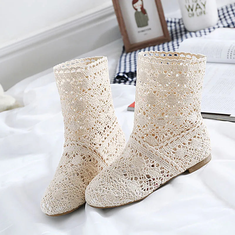 W&W Mode - Bequeme Damen Stiefel