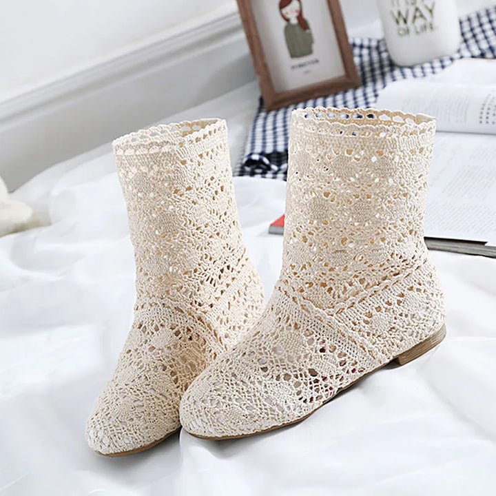 W&W Mode - Bequeme Damen Stiefel