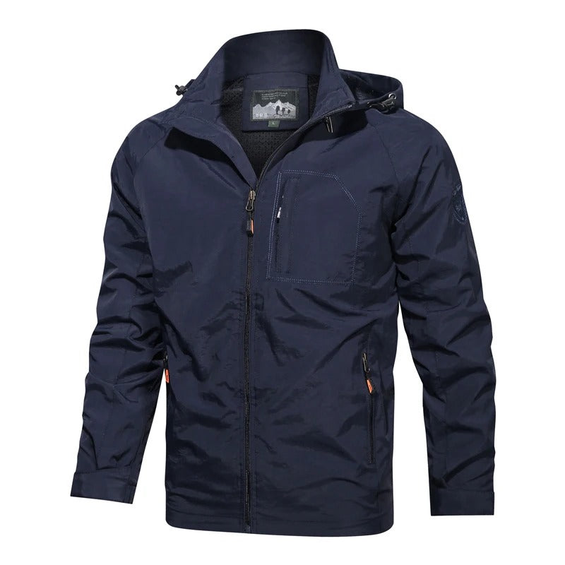 WW | Kapuze Reißverschluss Herrenjacke Windjacke