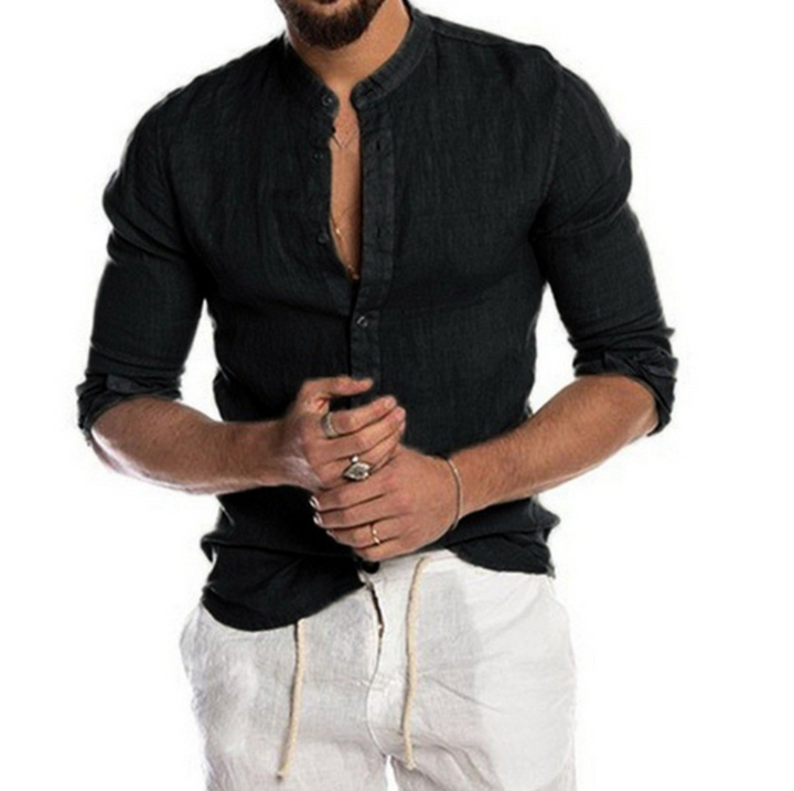 W&W Mode | Atmungsaktive Leinenhemd Für Herren Stilvoll & Comfortabel