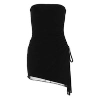 Trägerloses Mini-Kleid