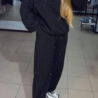WW | Funkelnd Bequem Jogginganzug Damenbekleidung