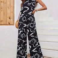 WW | Set Weites Bein Hohe Taille Passendes Set Damenbekleidung