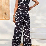 WW | Set Weites Bein Hohe Taille Passendes Set Damenbekleidung