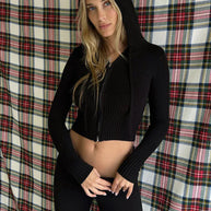 WW | Strick Set Kapuzenjacke Strick Cardigan Strick Set Loungewear für Damen