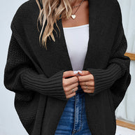 WW | Eleganter Herbst Strickcardigan mit Dolmanärmeln für Frauen