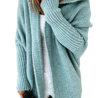 WW | Gestrickte Strickjacke Weste