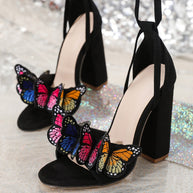 WW | Orthopädische Damen Schmetterling High Heel Sandalen