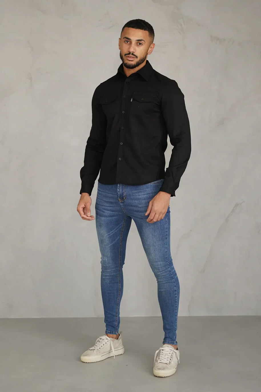 WW | Premium-Jacke mit Knopfverschluss für Herren | Stylische und bequeme Jacke