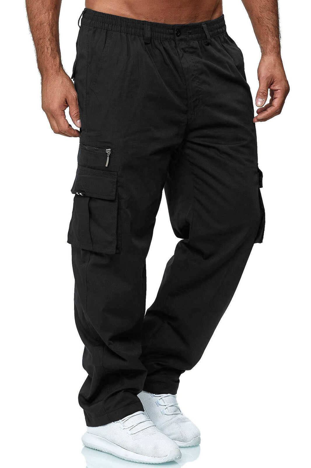 WW | Bequeme Herren Cargo Hose Mit Mehreren Taschen