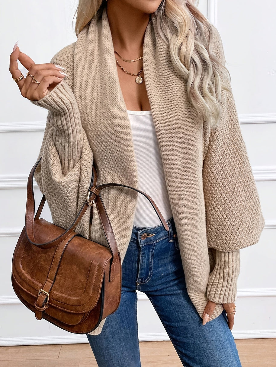 WW | Fledermausärmel Strickjacke