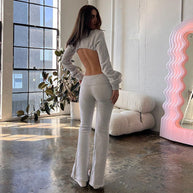 WW | Low Waist Soft Flare Hose