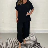WW | Zweiteiliges Anzugset mit Ärmeln für Damen | Stilvolles und bequemes Outfit