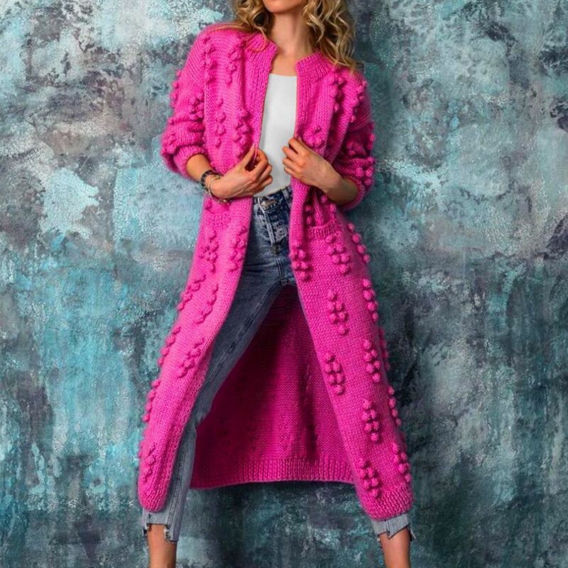 W&W Mode Wave Langer Strickmantel