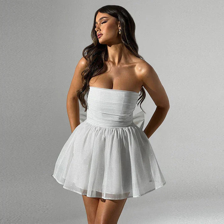 WW | Sexy Trägerloses Minikleid