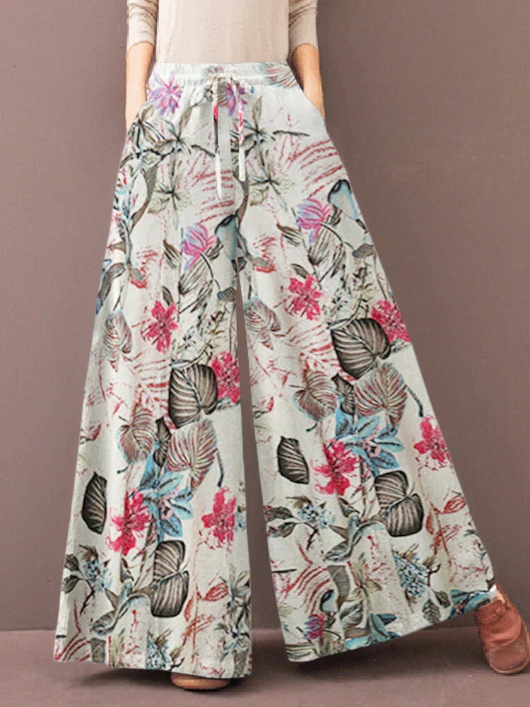 WW | Schicke Lockere Hosen mit Blumenmuster