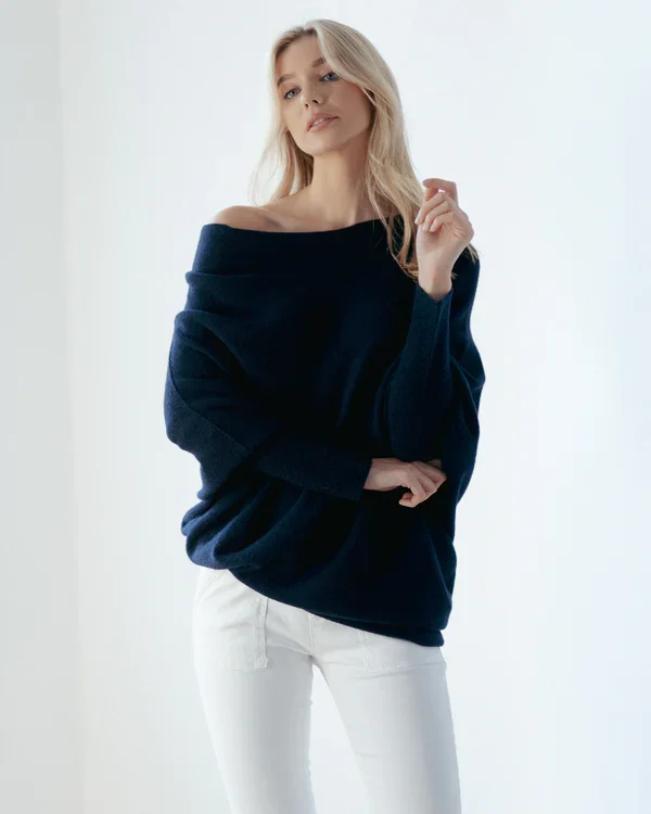 Mariemi™ - Asymmetrisch Drapierter Pullover