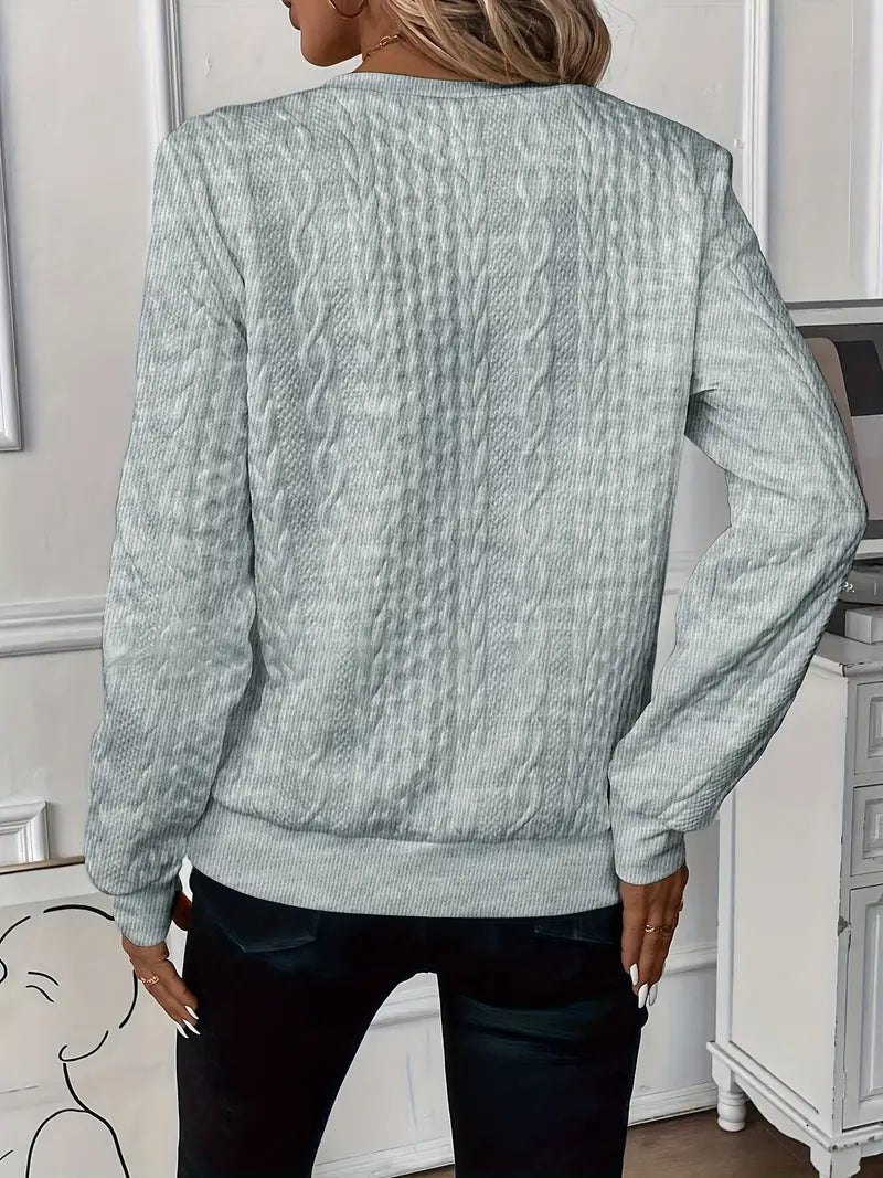 WW | Eleganter Stilvoller Strickpullover