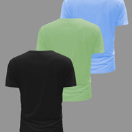 WW | 3 Pack Herren Lässig Kurzarm T-shirts
