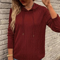 Kapuzenpullover mit Kordelzug