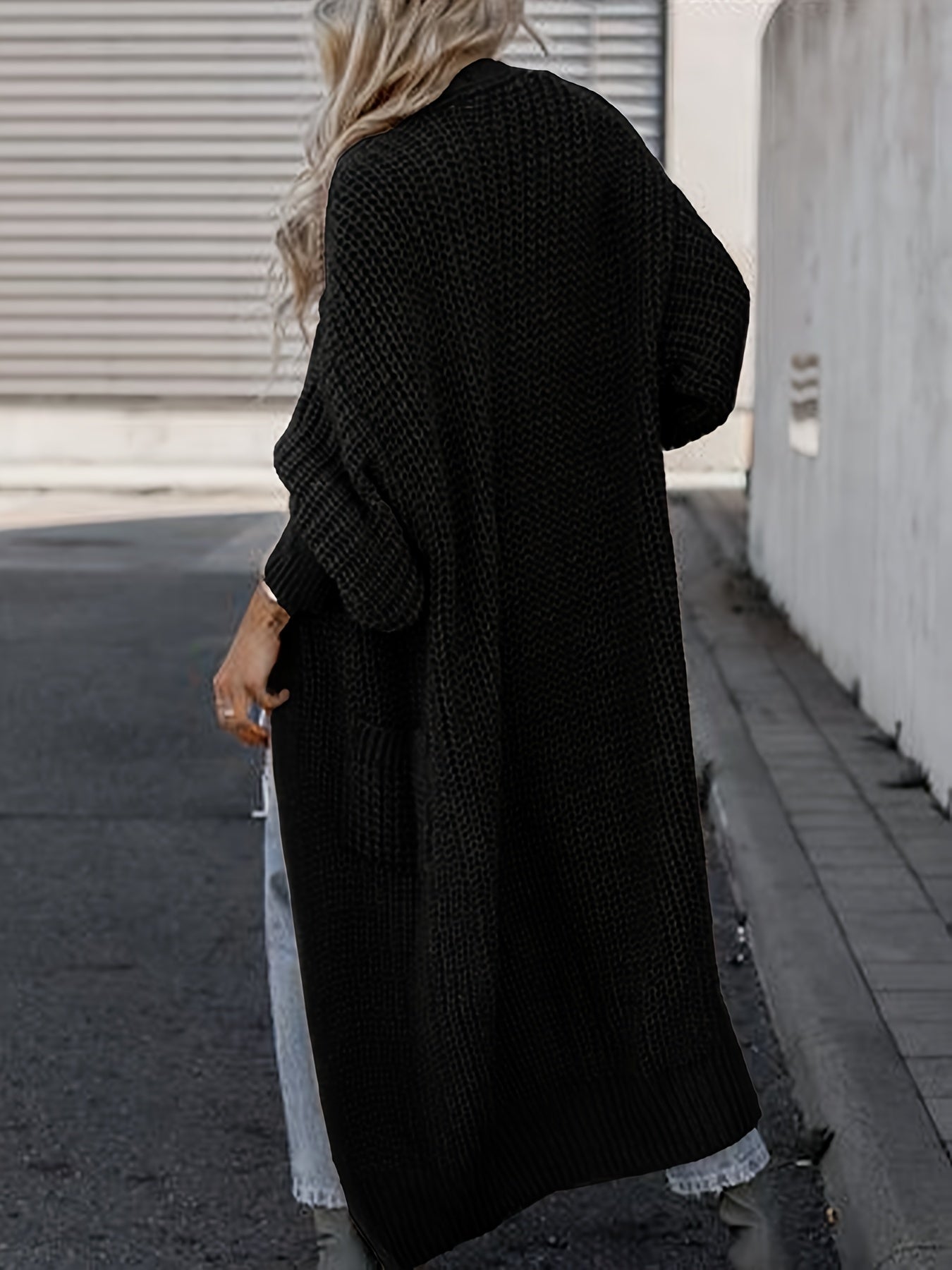 WW Strickcardigan Aus Wolle Mit Taschen Für Damen | Perfekt Für Den Alltag