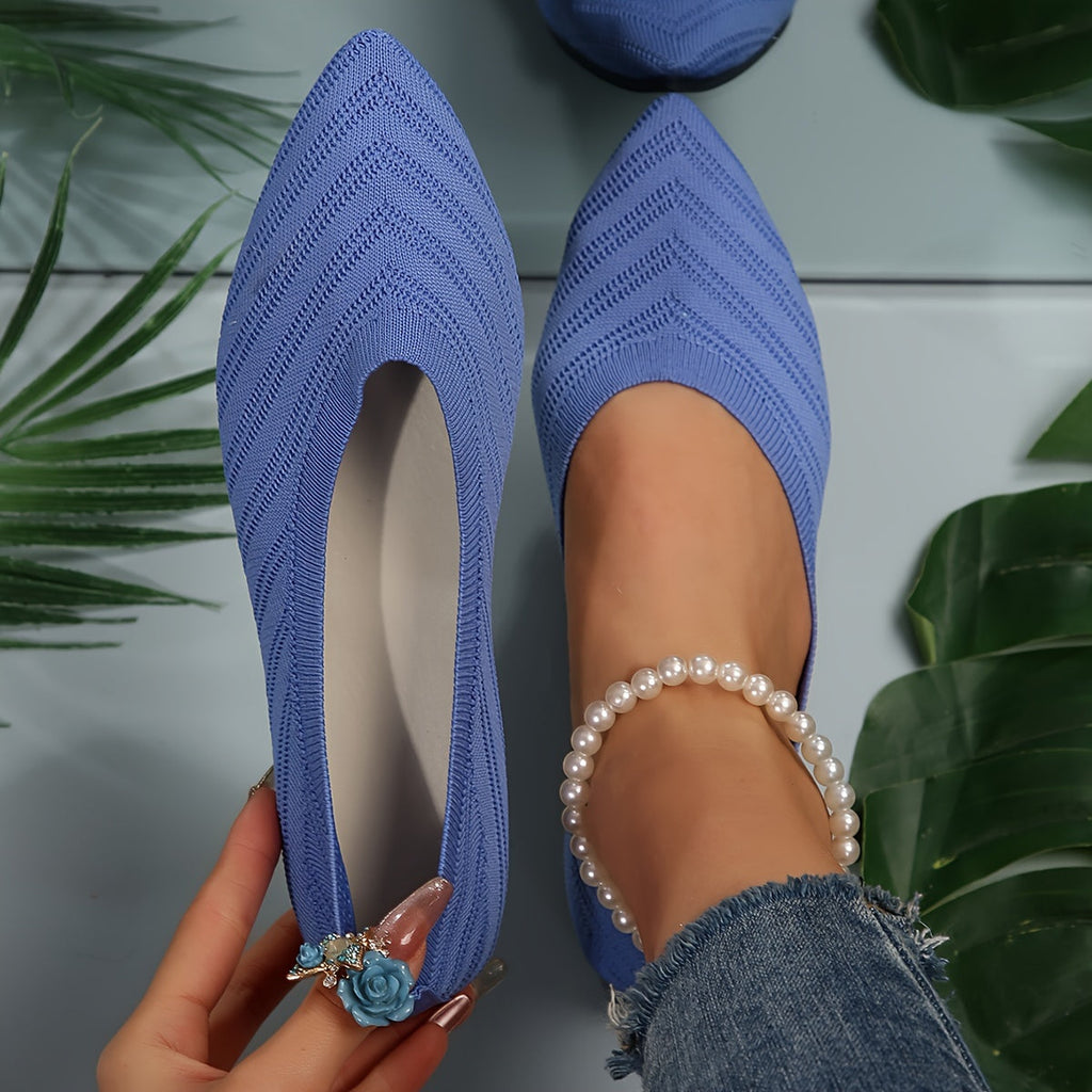 WW | Bequeme Rutschfeste Schuhe mit Spitzer Zehe und Atmungsaktivem Gestaltung