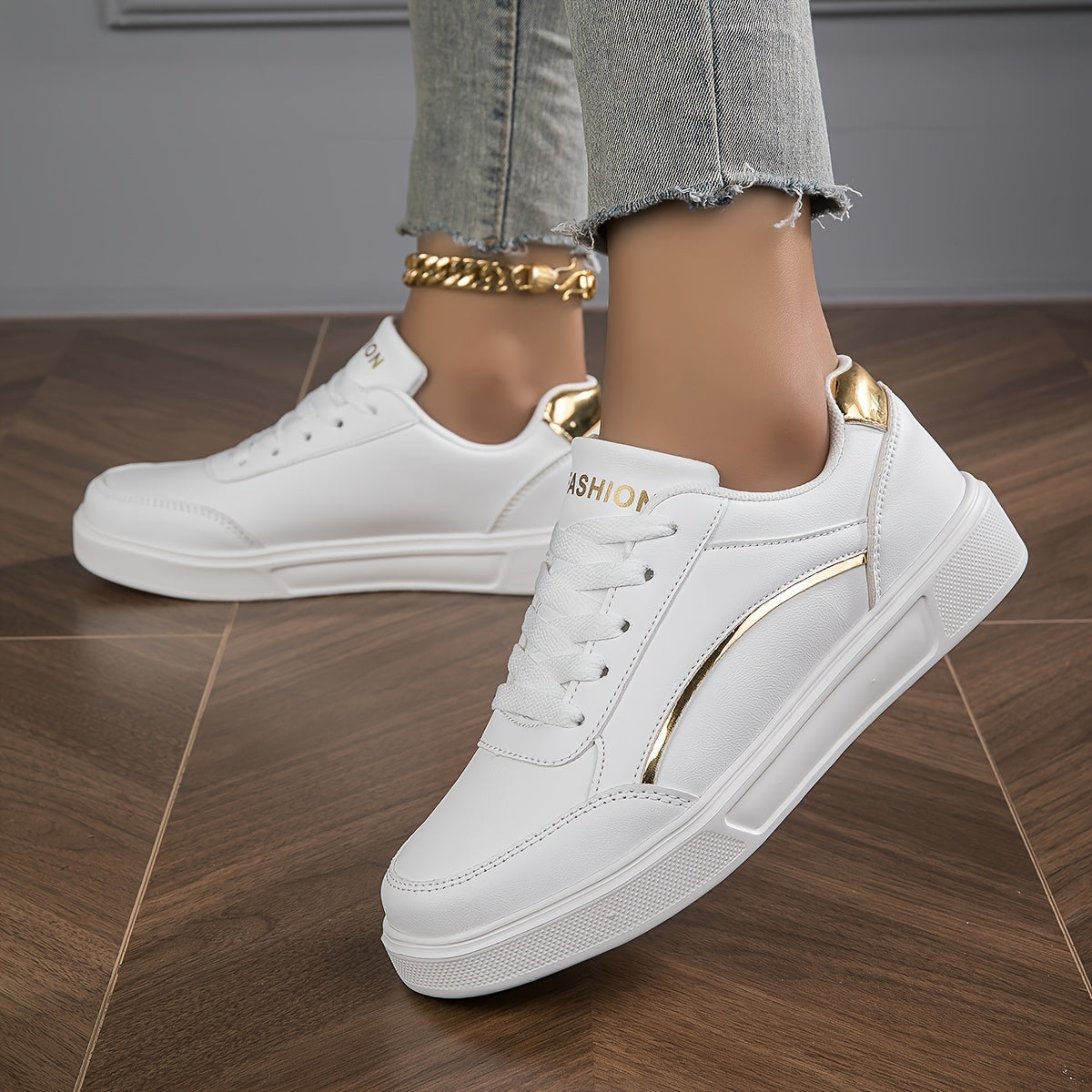 WW | Einfarbige Damensneaker Mit Weicher Sohle
