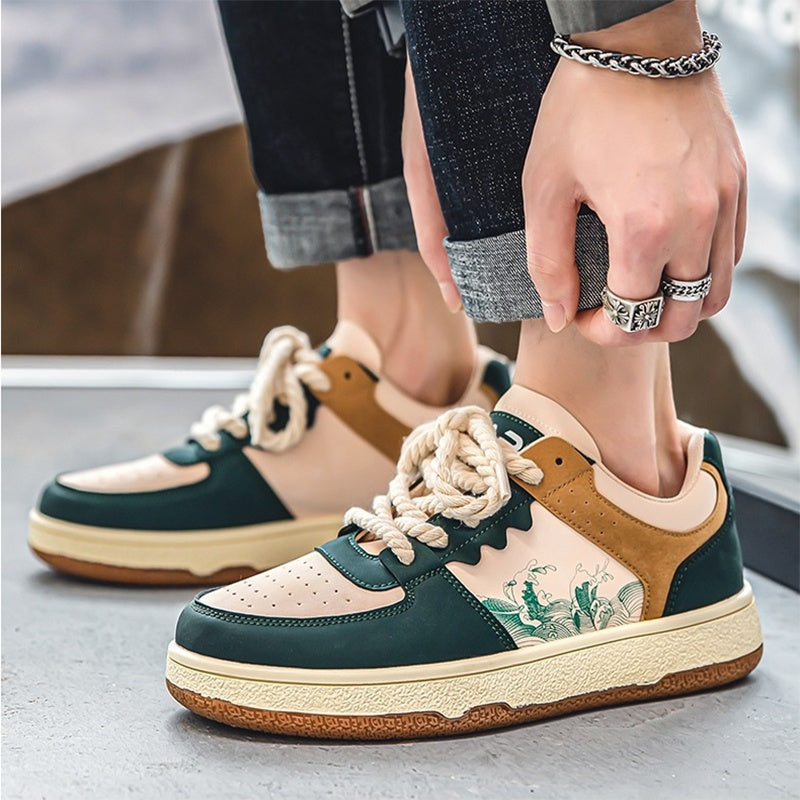 WW | Bequeme Herren Sneaker Mit Dicker Sohle
