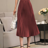 WW | Elegante A-linie Gefalteter Rock