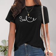 WW | Smile Rundhals Kurzarm T-Shirt