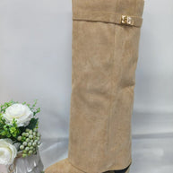 WW | Verschluss Hosen Stiefel Reiterstiefel Mittlere Wade
