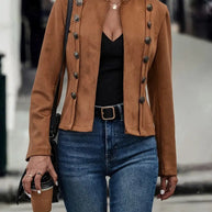 WW | Schlichte Doppelte Dekorative Jacke