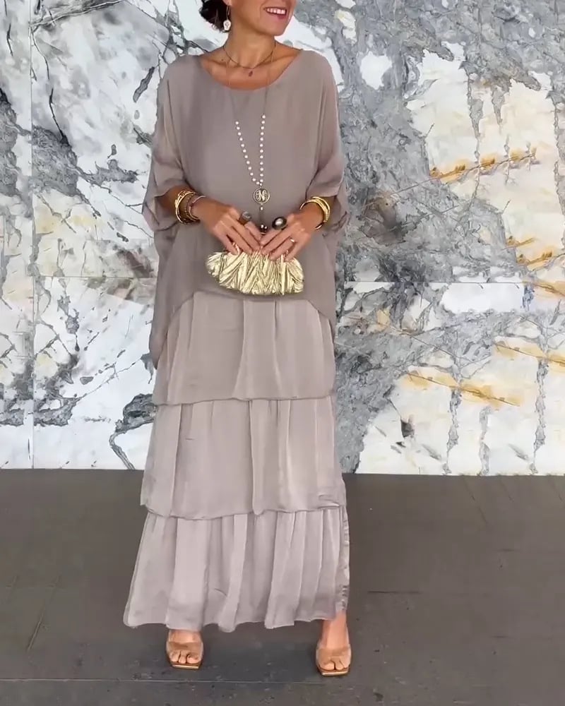 WW | Breite Kleid Im Künstlerischen Stil