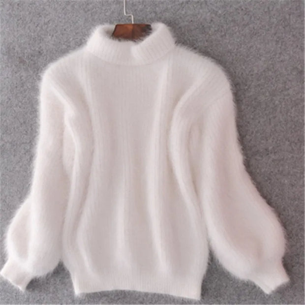 WW | Locker Gestrickter Damenpullover Einfarbige Farben