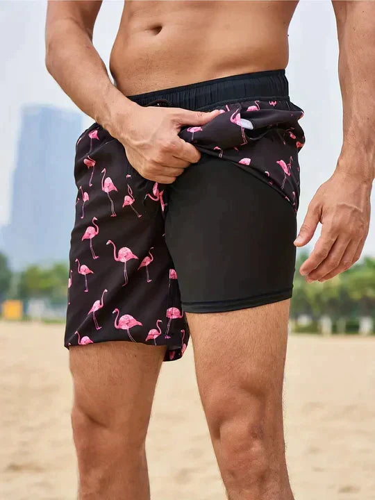 W&W Mode | Sommer Badeshorts Schnell Trocknend, Leicht & Atmungsaktiv Strandbekleidung