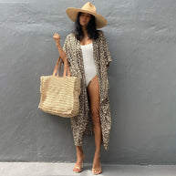 WW | Glamouröse Sonnenschutz Resort Strandkleid Cover Up