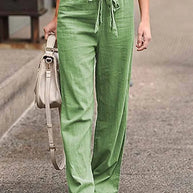 WW | Lässige Damen Leinenhose Für Stilvolle Leichtigkeit