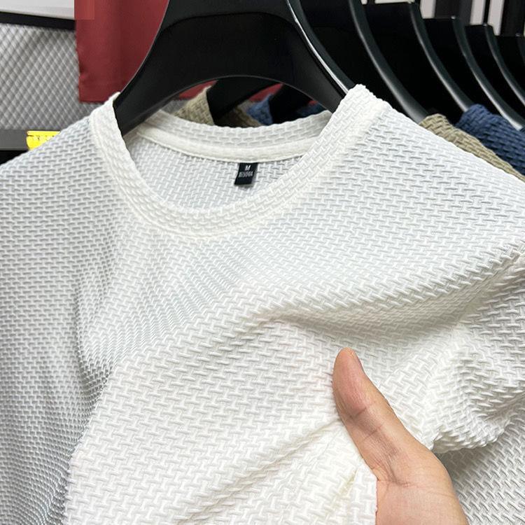 WW | Herren T-Shirt Aus Bambusnetz Und Eisseide
