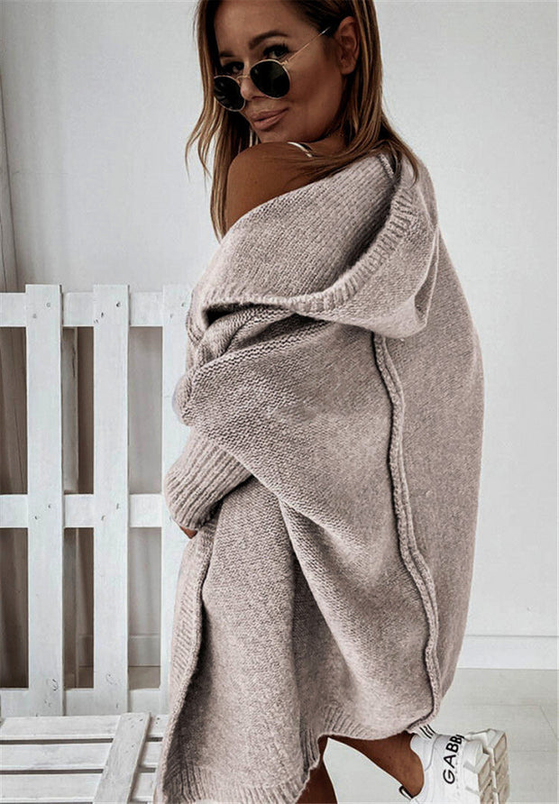 WW | Gestrickte Strickjacke Weste